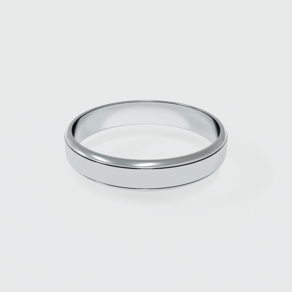 ARGOLLA LIJA CON DIAMANTADO 4MM