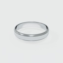 ARGOLLA LIJA CON DIAMANTADO 4MM