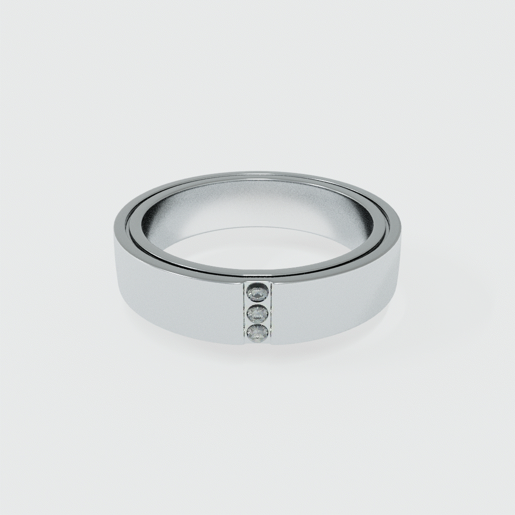 ARGOLLA ROS CINTURON CORTE INGLES 3 ZIRCONIA