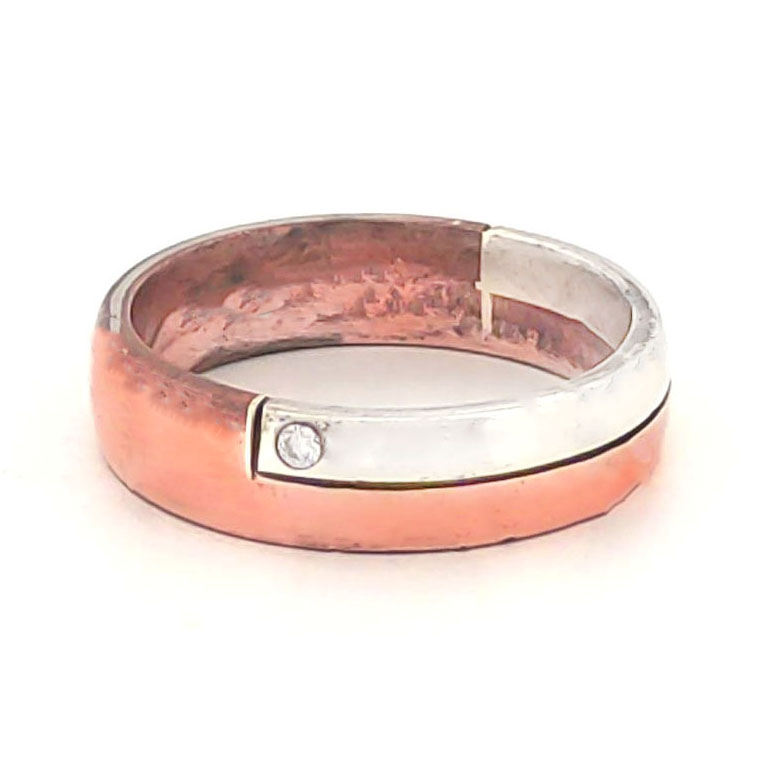 ARGOLLA BITONO CON ZIRCONIA